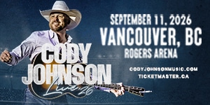 Cody Johnson Concert in Vancouver