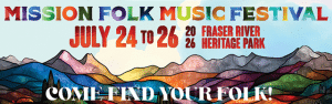 Mission Folk Music Festival Banner Ad