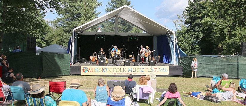 Folk Music Festival Stage