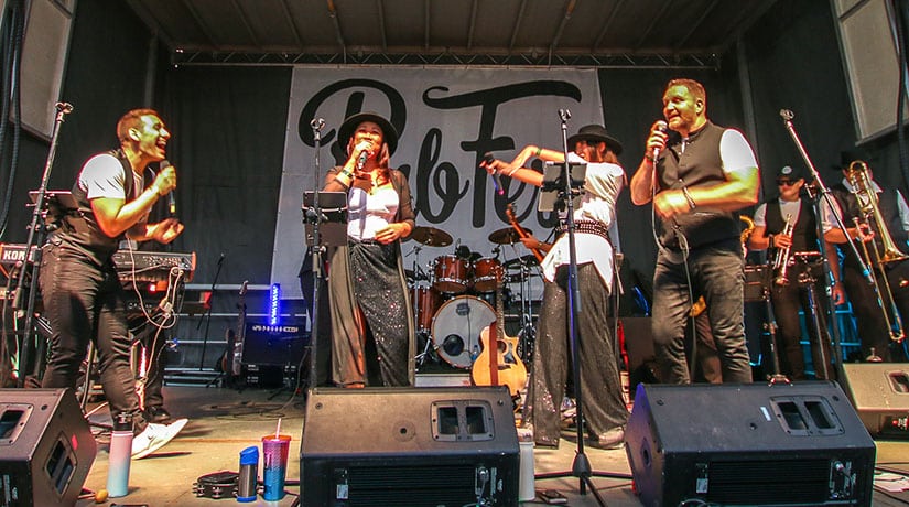 Performers in Langley Ribfest
