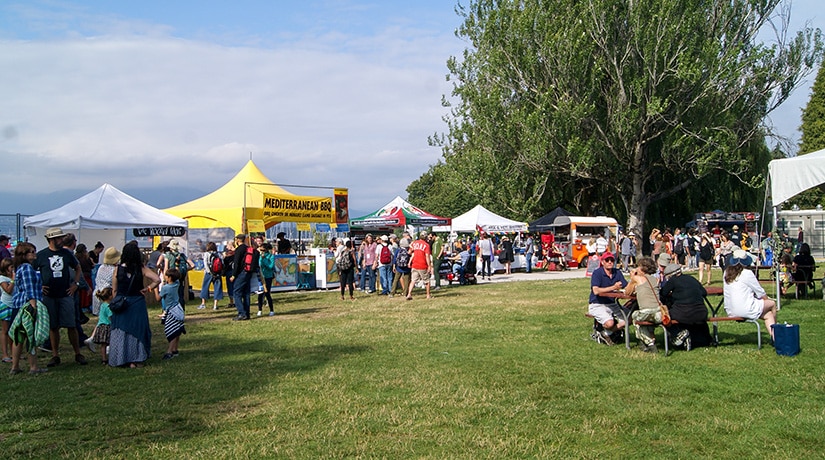 Vancuver Folk Fest Food Market