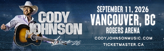 Cody Johnson Concert Banner Ad