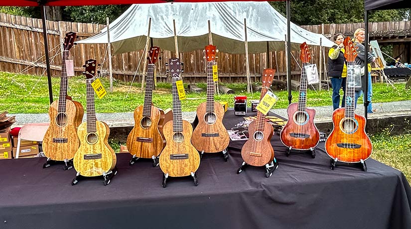 Ukuleles at Fort Langley